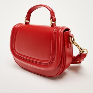 Zara Red Crossbody Shoulder Bag